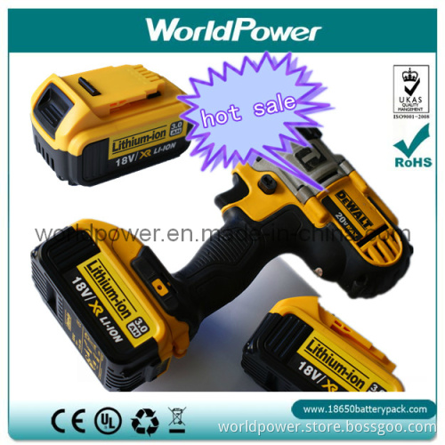 18V 3ah Dewalt Rechargeable Power Tool Battery (WP-DE-1830)